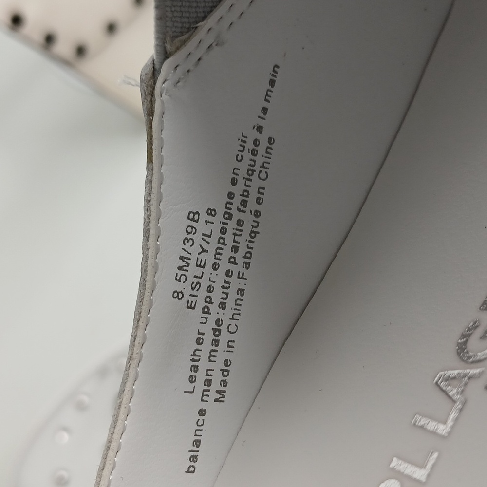 Karl Lagerfeld- Paris - Eisley - Silver Leather & Stud Slip-On Sneakers - 8.5M - Picture 12 of 12